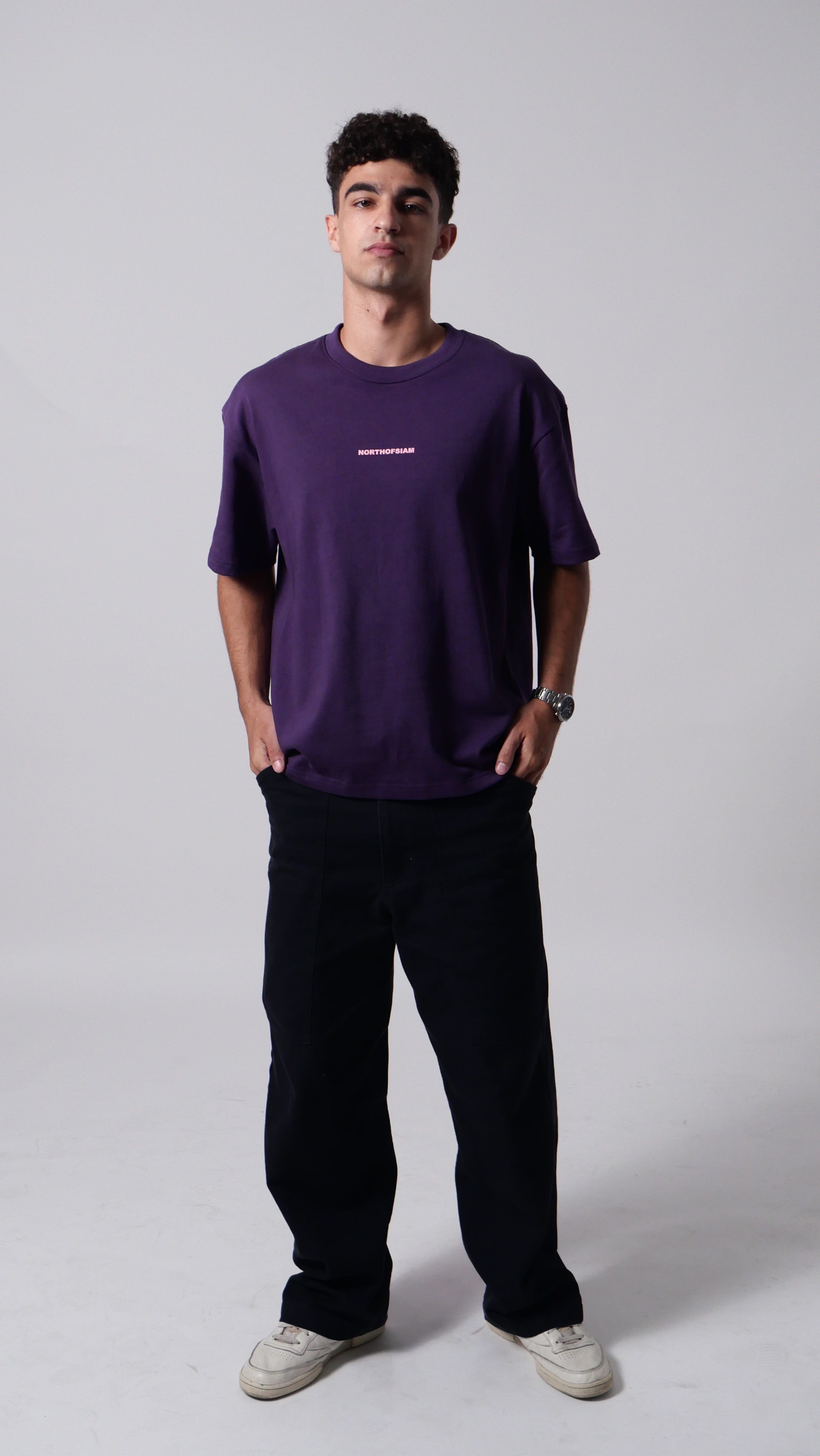 Purple - Boxy T-shirt